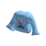 Blue Stitch Pink Angel Couple Alien Bunny Sweater