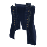 ♾️ Blue Storm Demon warrior trench coat (PBR)