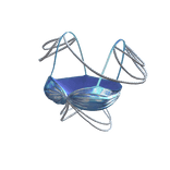 Blue Summer Iridescent Mermaid Pearl Bikini Top