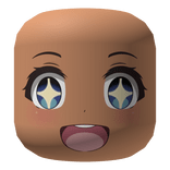 Blue Super Happy Excited Star Eyes Anime Blush