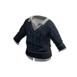  Blue Sweater & Undershirt