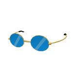 Blue Tinted Circle Glasses