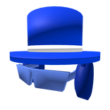 Blue Top Hat