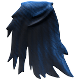 Blue Torn Cape