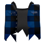Blue Torn Flannel