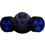 ☢︎ Blue Toxic Niche Respirator Breather 14.