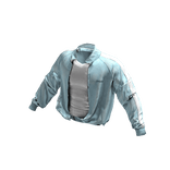 ʚ♡ɞ Blue Tracksuit Jacket w/ White Tank Top