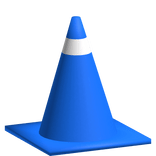 Blue Traffic Cone