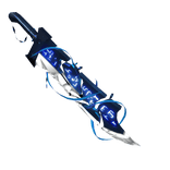 Blue Unbreakable Riven Sword