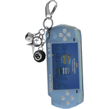 Blue Video Game Keychain