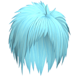 blue vkei scene hair