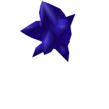 Blue Wavey Retro Hair