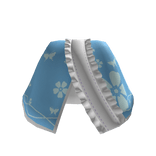 Blue White Flower Kimono Long Skirt