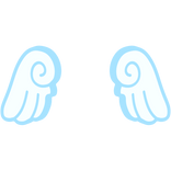 ♡ blue wings