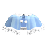 Blue Winter Fur Trim Christmas Shoulder Cape [3.0]