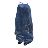 Blue Y2K Baggy Star Denim Jeans 🫐