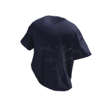 Blue y2k Tucked Sigil Tee