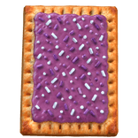 Blueberry frosted toaster pastry