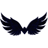 Blue/Black Nightmare Knight Wings