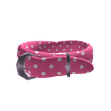 Blush Doll Pink Polka Dot Belt 