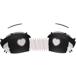 Blushing Kawaii Cute Heart Eyes