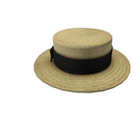 Boater Hat (Black Band)