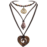 ☆ Boho Gold Layered Crystal Jewelry