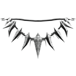 Bone White Sharp Tooth Necklace