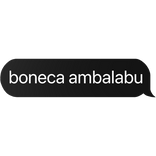 boneca ambalabu italian brainrot text