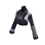 Bosozoku 暴走族 Aesthetic Jacket (Dark Blue Bla