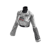 Bosozoku 暴走族 Aesthetic Jacket (White Blue Gr