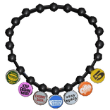 ⚜️• Bottle Cap Necklace Black