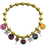 ⚜️• Bottle Cap w/ Charms Necklace Gold