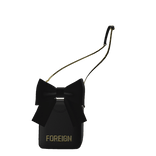 Black Foreign Bow Purse