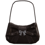 Bow shoulder bag - Brown