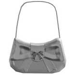 Bow shoulder bag - White