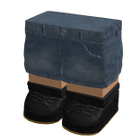 [BOY] Blocky Shorts + Black Sneakers