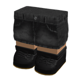 [BOY] Blocky Shorts + Black Sneakers