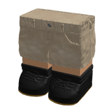 [BOY] Blocky Shorts + Black Sneakers