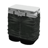 [BOY] Blocky Y2K Denim Jeans w/ Star Buckle Belt