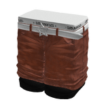 [BOY] Blocky Y2K Denim Jeans w/ Star Buckle Belt