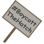 Boycott The Hatch Sign