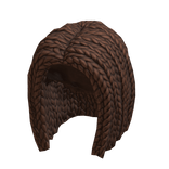Braided Hair - Cool Brown
