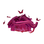 Breezy Pink Hair with Butterflies