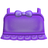 ♡ bright purple tweencore bow ruffled top