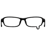 Broken Frame Y2K Glasses