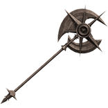 Bronze Huge Spiked Battle Axe