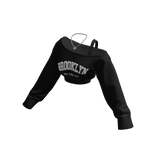 Brooklyn Cropped Off Shoulder Shirt Black Necklace