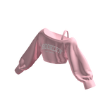 Brooklyn Off Shoulder Oversized Sweater Cropped