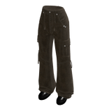 Y2K Baggy Cargo Jeans (Brown